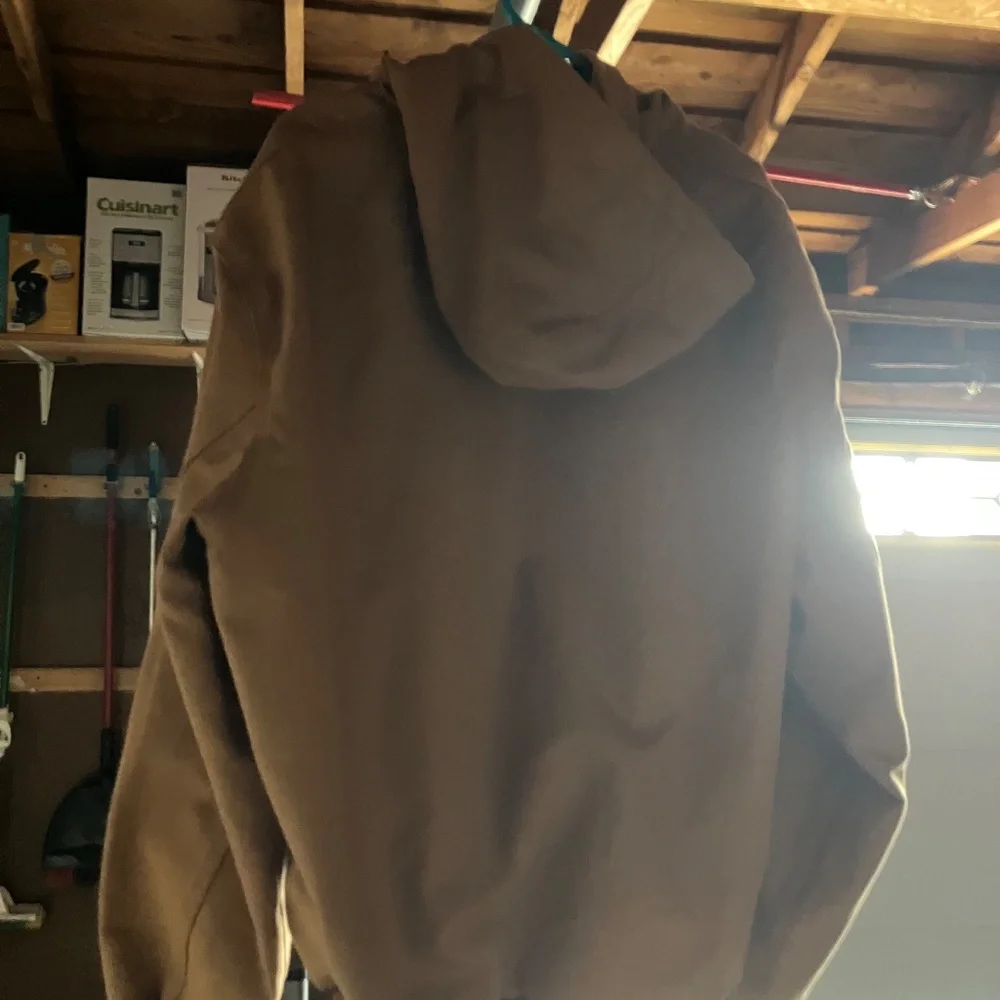 Carhartt Men's Brown Hooded Jacket - Picture 5 of 6